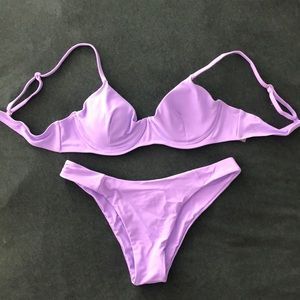 Purple bikini